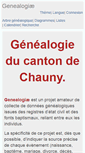 Mobile Screenshot of genealogiae.net